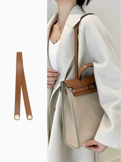 100% Genuine Leather Bag Strap For Hermes Herbag Shoulder Strap 110CM  Modified Replacement Short Straps Bag Accessories - AliExpress